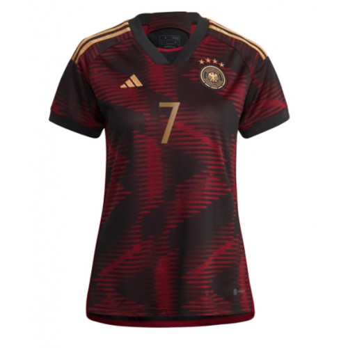 Tyskland Kai Havertz #7 Bortedrakt Kvinner VM 2022 Kortermet Tyskland Kai Havertz #7 Bortedrakt Kvinner VM 2022 Kortermet